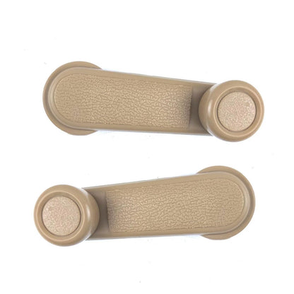 Window Crank Cream Pair Fits Nissan Frontier Navara D22 Pickup Truck 1998-05 D06