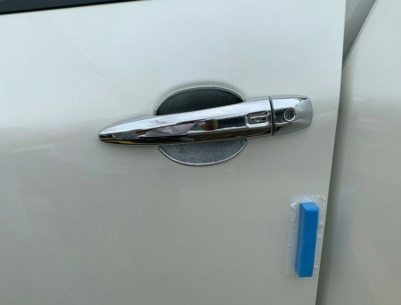 Full Set Chrome Side Door Handle Bowl Cup Cover Trim for Nissan Rogue (2021-2023)