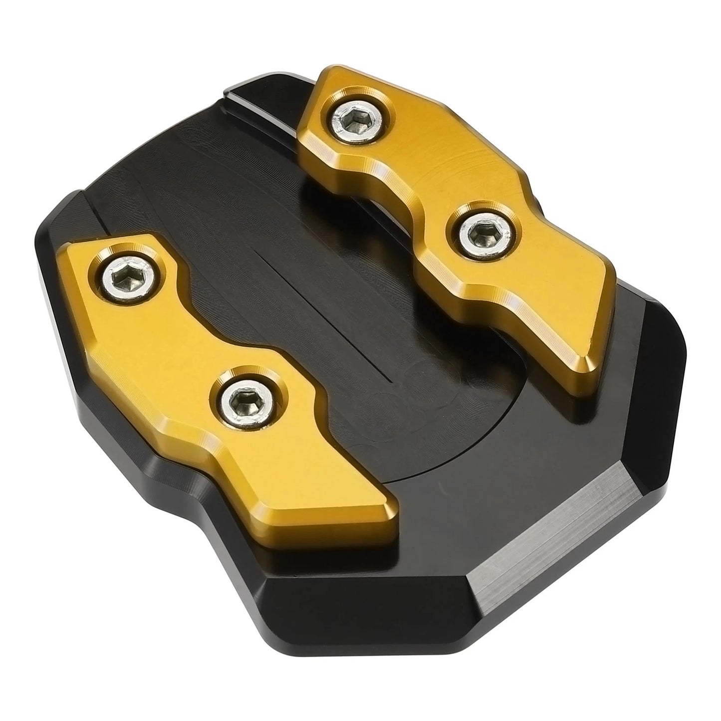 Kickstand Plate Pad for Honda Adv-160 2022 Black Gold Tone