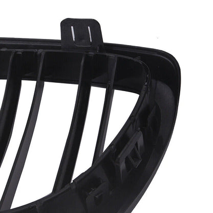 Gloss Black Front Kidney Grille for 2006-2013 BMW E92 E93 M3 (2006-2013)