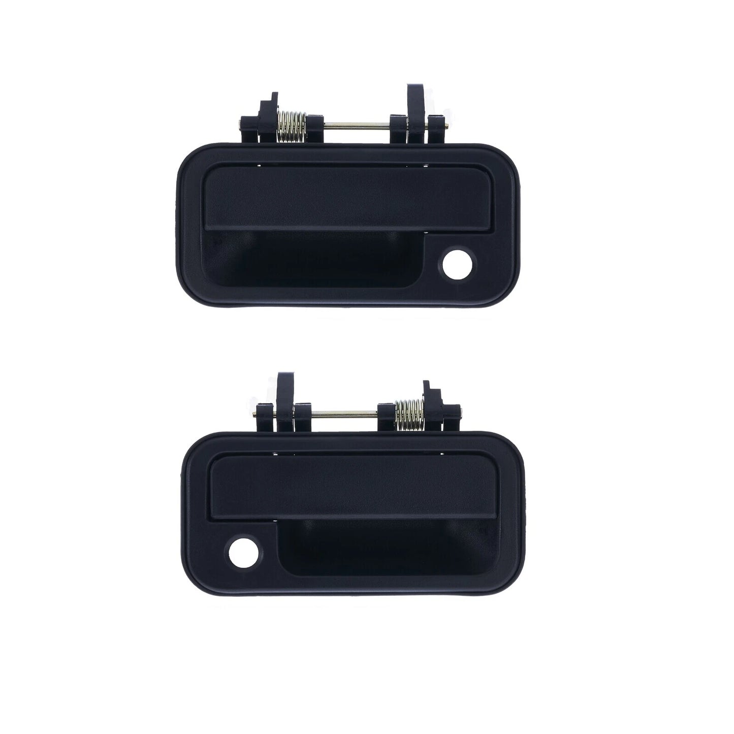 2 x Front Outer Door Handles Black for Holden Rodeo TF (1988-2003)