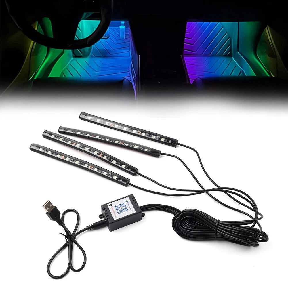 RGB Music Floor Atmosphere Light for VoiceControl Decorative Foot Lamp