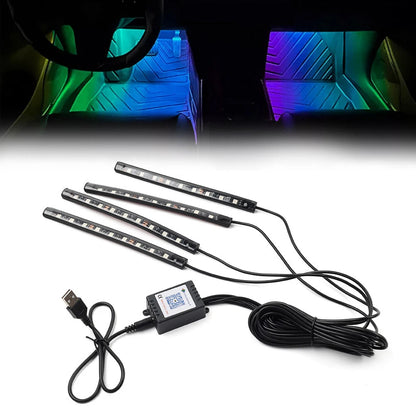 RGB Music Floor Atmosphere Light for VoiceControl Decorative Foot Lamp