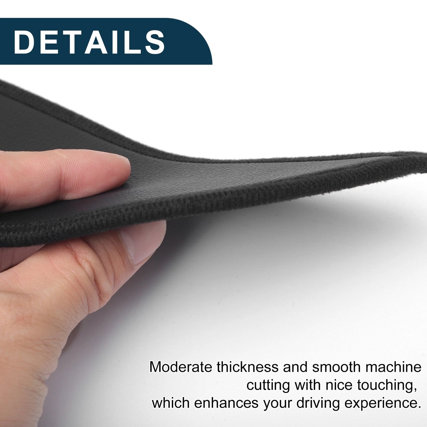 Black Door Anti Kick Pad Sticker Protector for Ford Mondeo (2013)