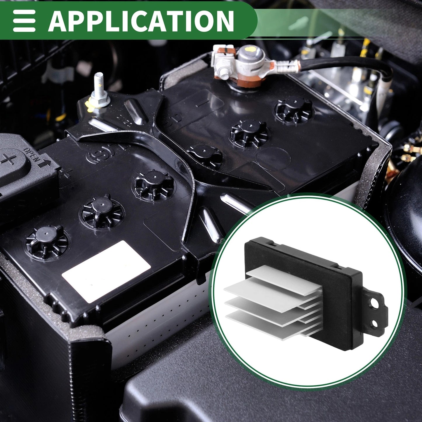 HVAC Blower Motor Heater Blower Resistor for Buick Lacrosse (2005–2009)