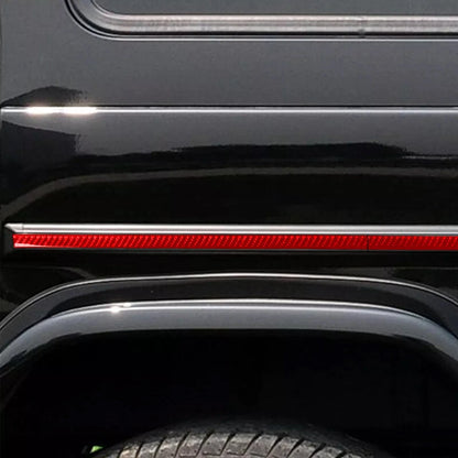 Red Carbon Fiber Side Body Trims for Mercedes G-Class W463 G500 G55 G63 (2012-2018)