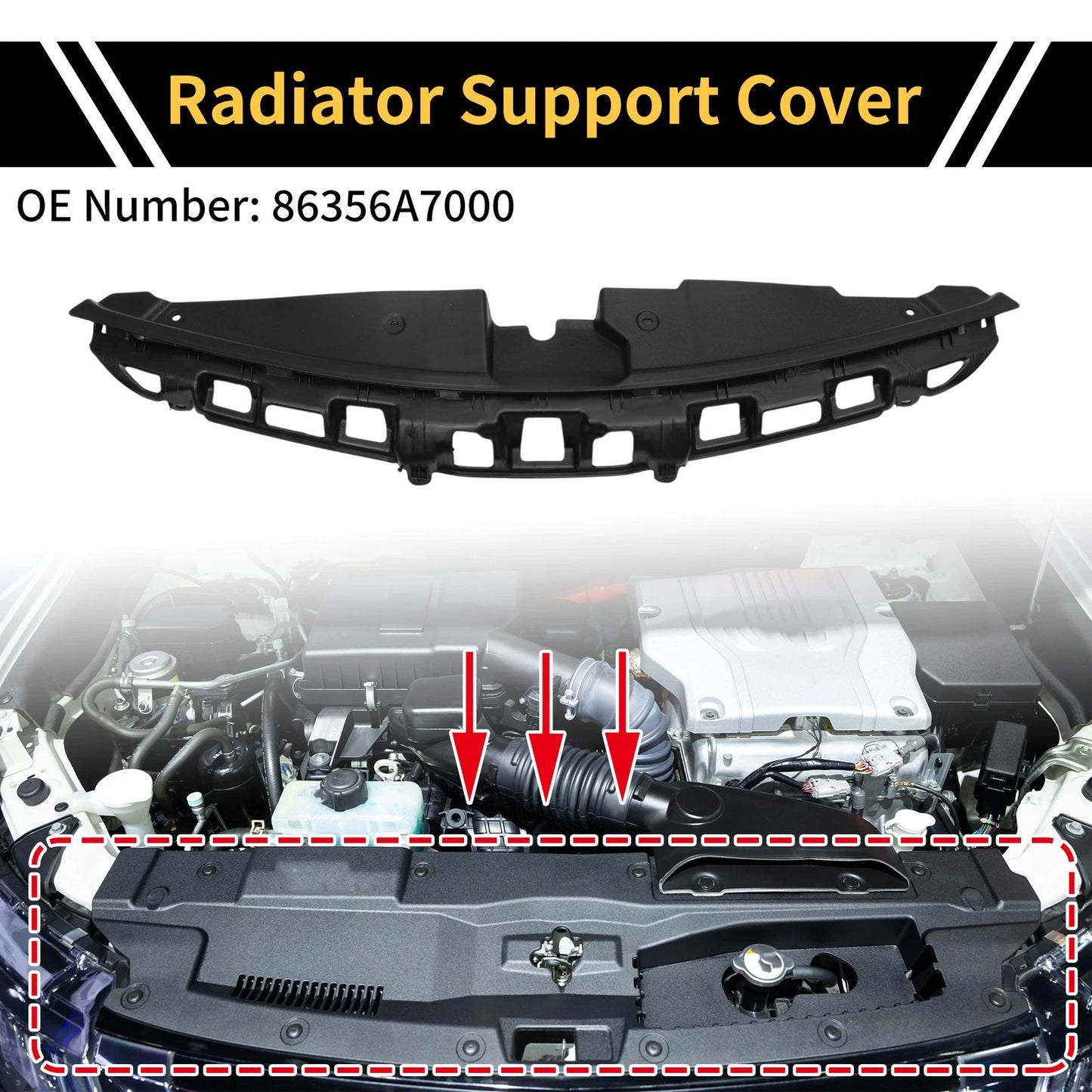 Radiator Support Cover for Kia Forte Forte5 (2014-2016)