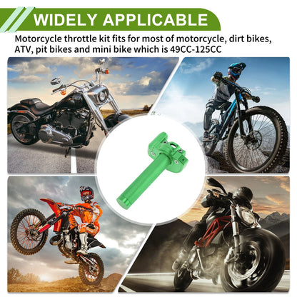 22mm CNC Aluminum Alloy 7/8″ Handlebar Green for Motorcycle