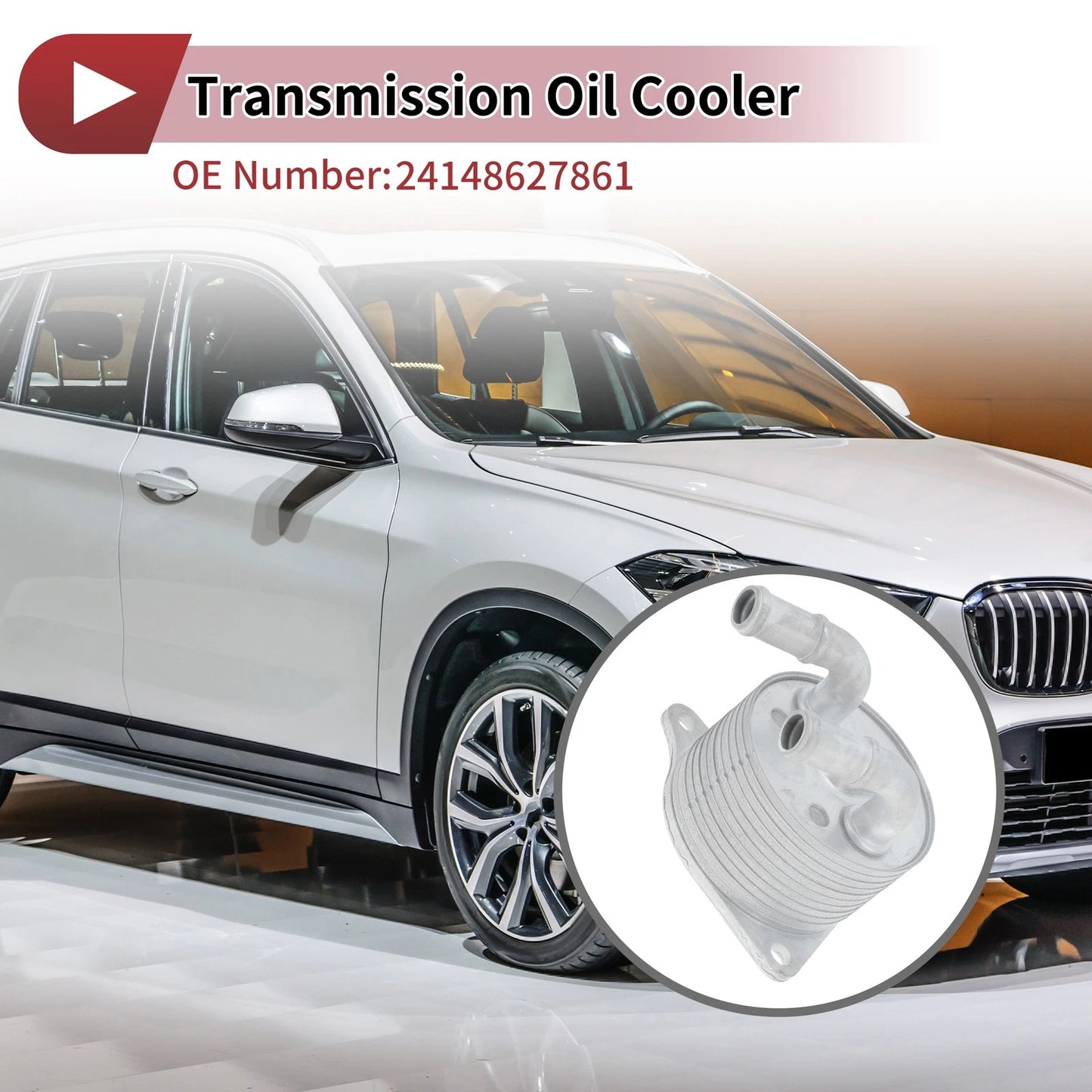 Engine Oil Cooler for BMW X1 (2009-2023) - 1 Set Trans Cooler