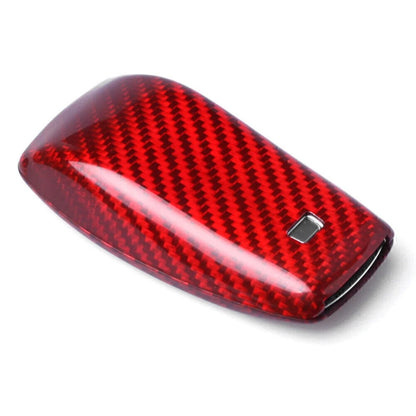 Red Carbon Fiber Remote Key Fob Cover for Mercedes Benz E-Class W213