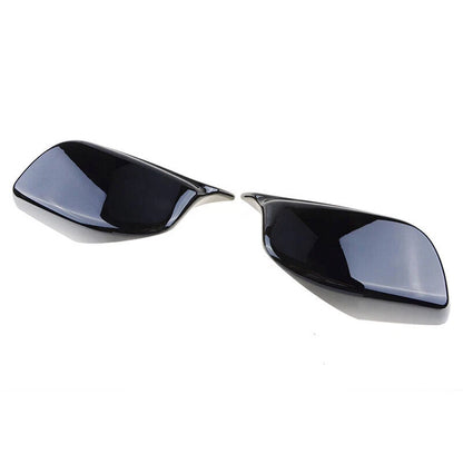 Gloss Black Side Rearview Mirror Cover Caps for BMW E60 E61 (2003-2008)