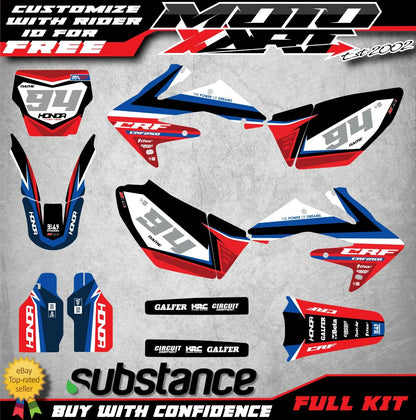 Full Custom Graphic Kit for Honda CRF 250 (2004-2005)