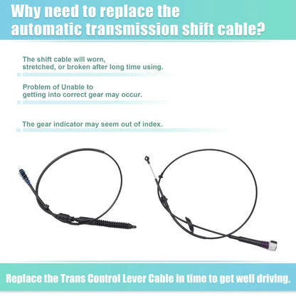 Auto Transmission Control Lever Cable Set for Chevrolet Suburban