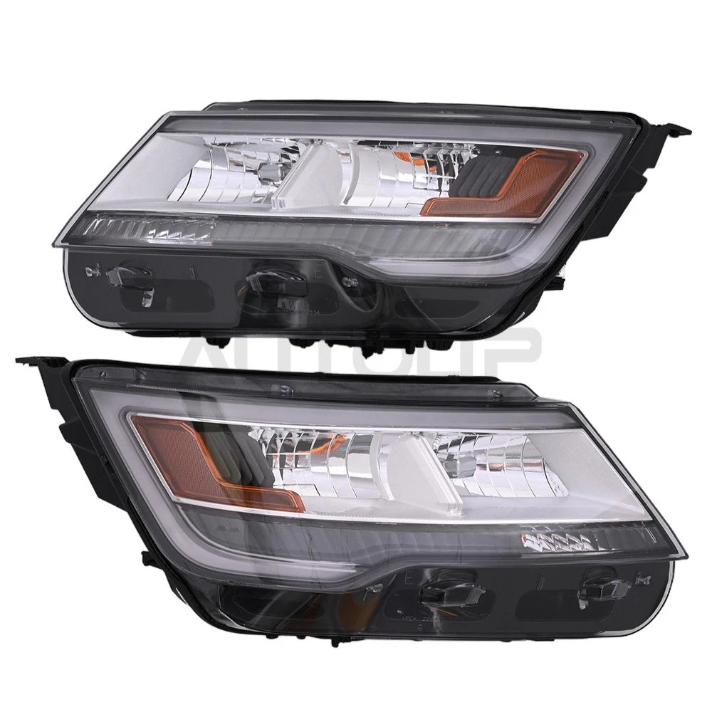 2x Headlights Halogen Left+Right for Ford Explorer (2016–2019)