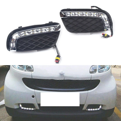 White DRL LED Daytime Running Lights for Mercedes Smart Fortwo (08-11)