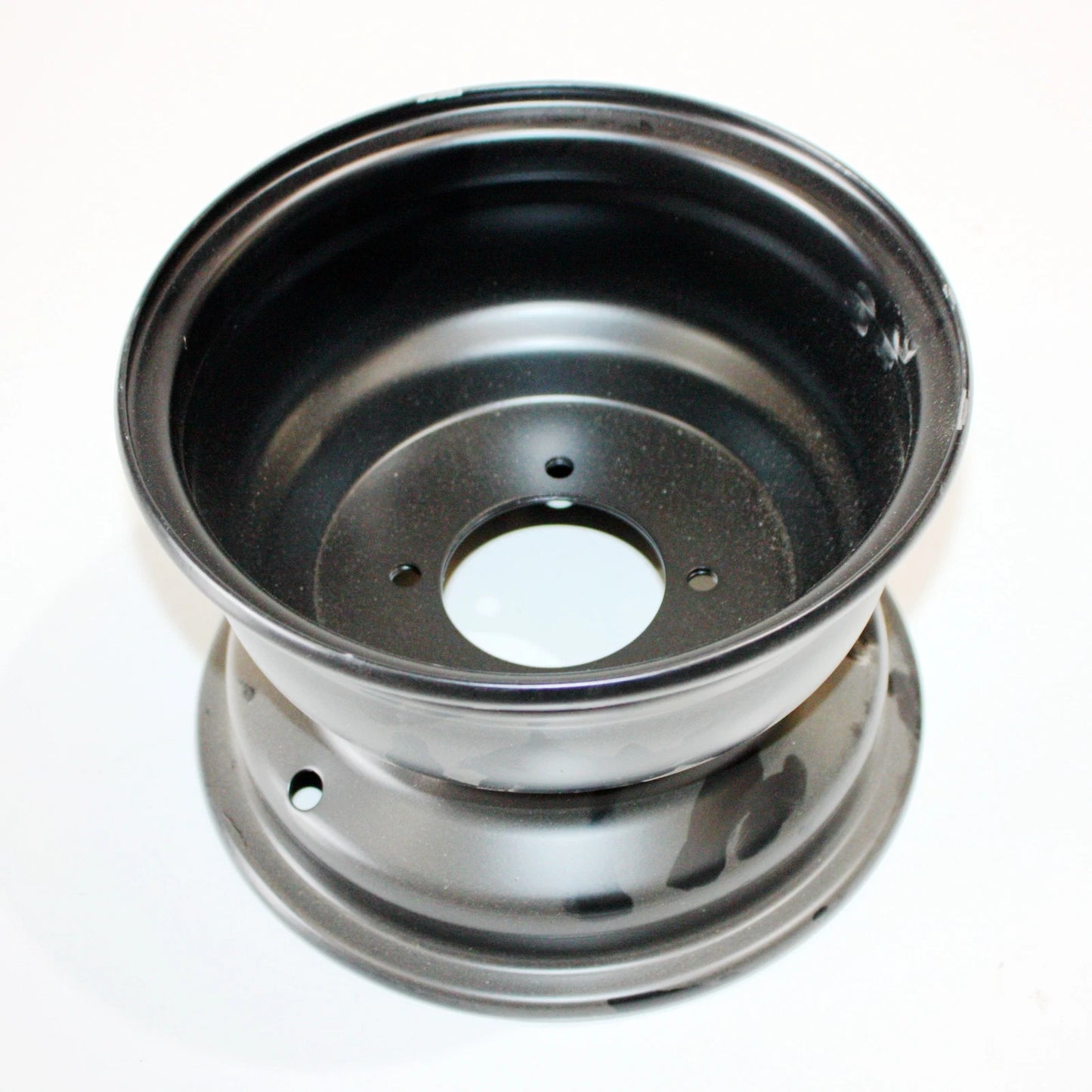 19X7.00 Black 8" Small 4 Stud Front Wheel Rim for Quad Dirt Bike ATV