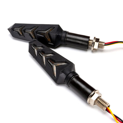 Amber LED Turn Signal Blinker Lights for Motorcycle