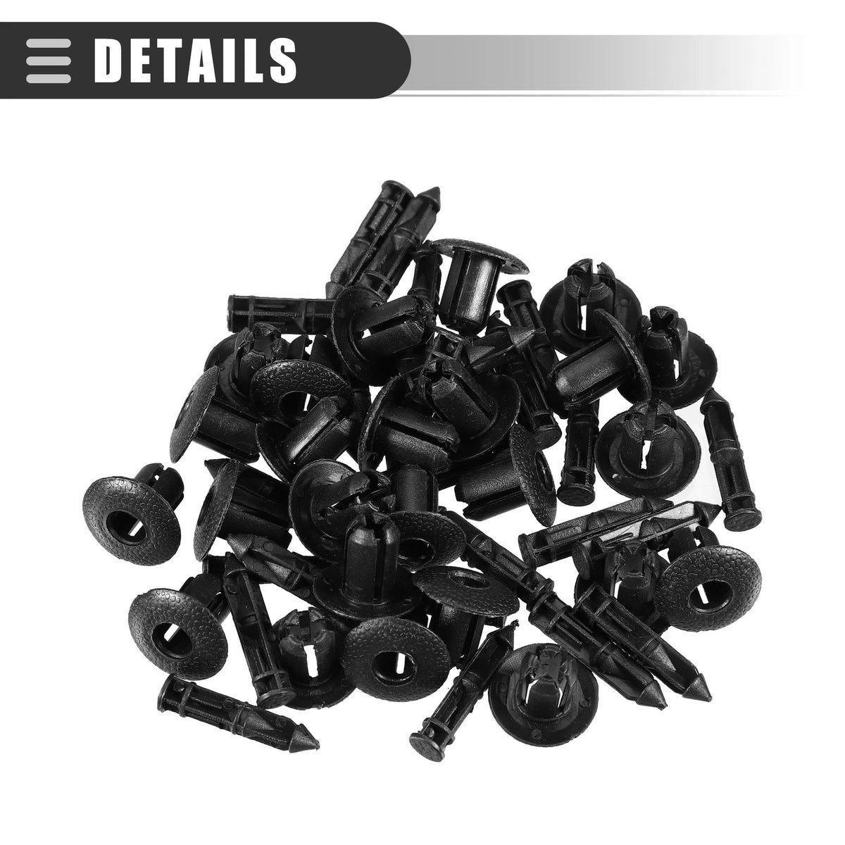 25 Pcs Bumper Grille Radiator Air Deflector Clips for Volvo (2001-2007)