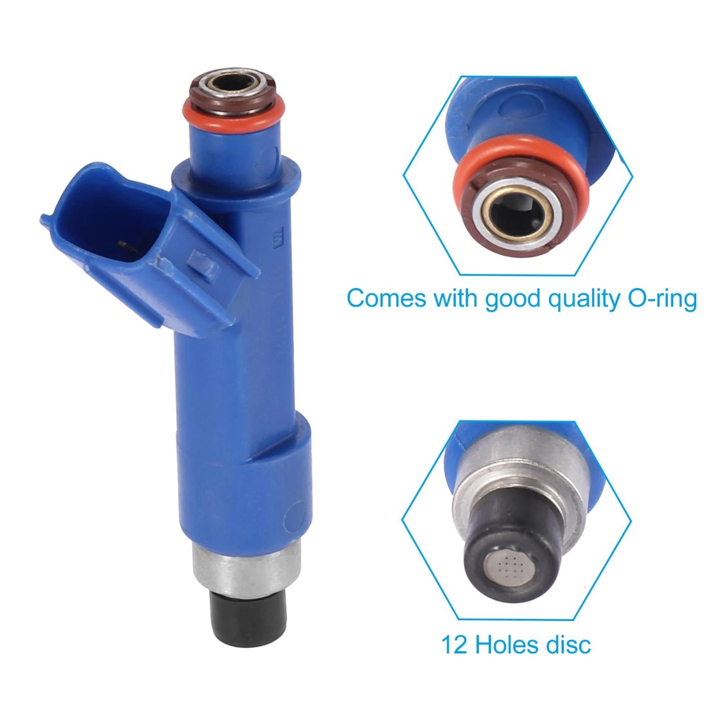4 x Fuel Injectors for Toyota Corolla, Pontiac Vibe 1.8L (2004-2008)