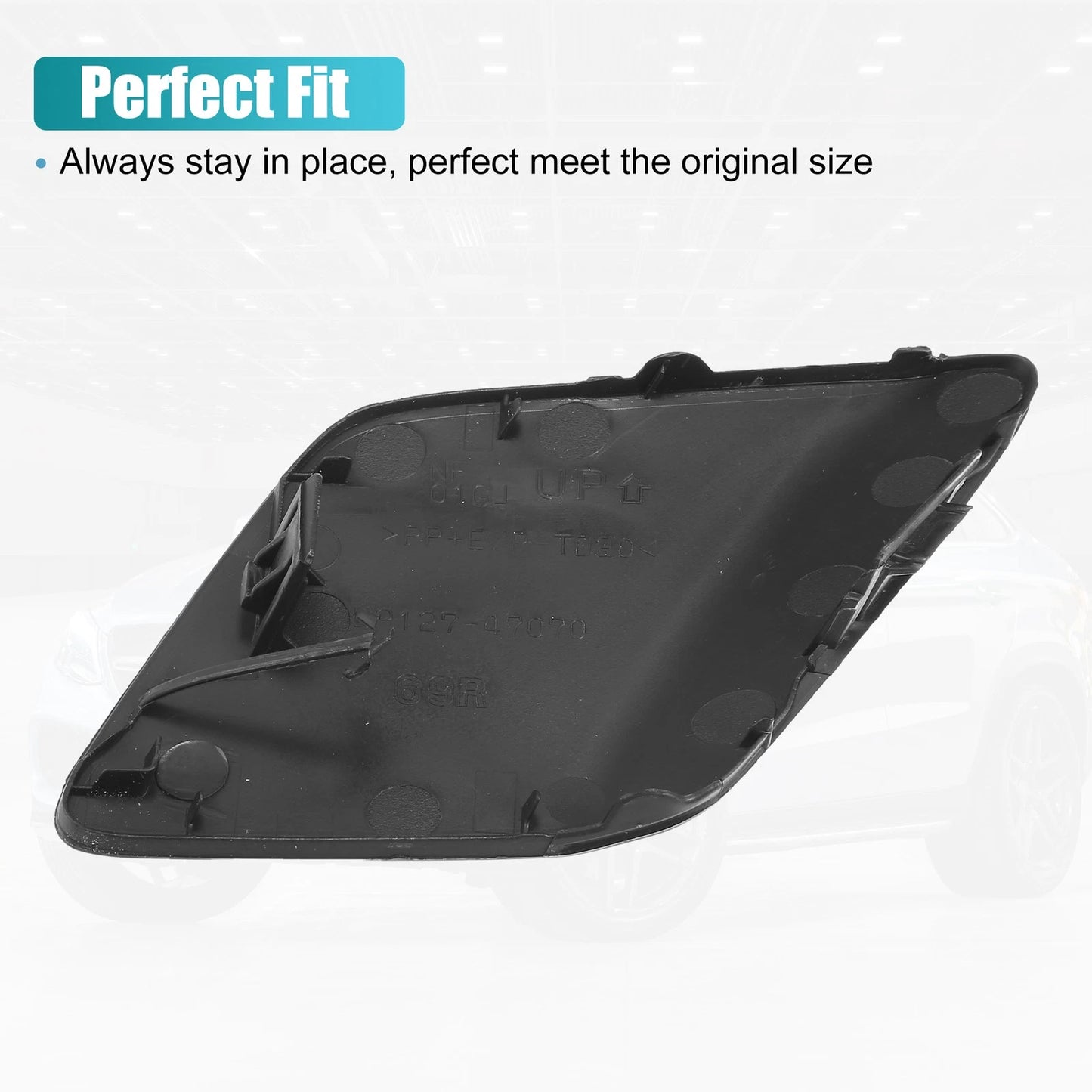 Front Right Bumper Tow Hook Cover for Toyota Prius (2016-2019)