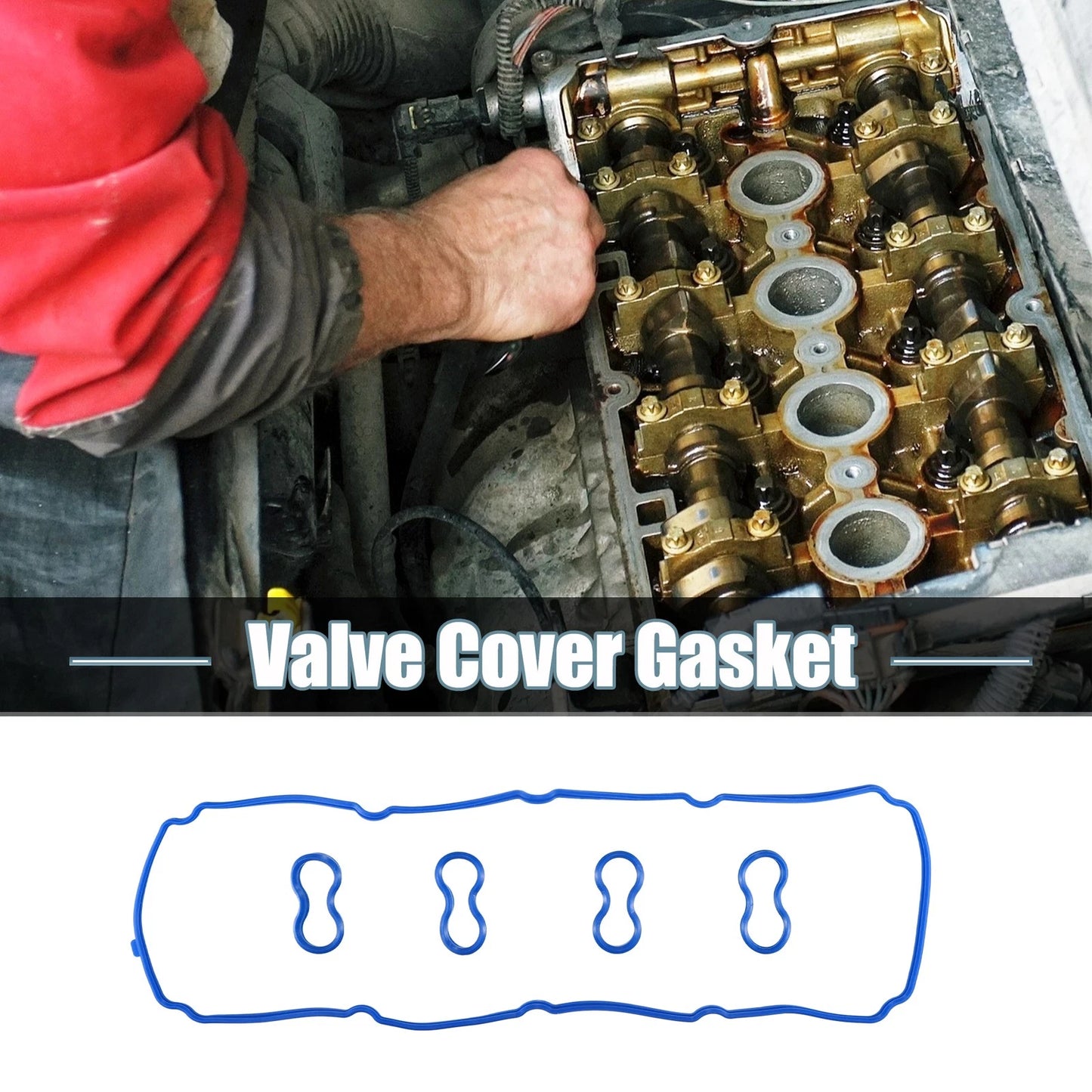 Blue Valve Cover Gasket Set for Dodge Ram 1500 (2003-2009)