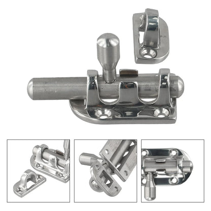 Rust Resistant Boat Door Lock Latch Slide Bolt Clasp for All Boats 60mm