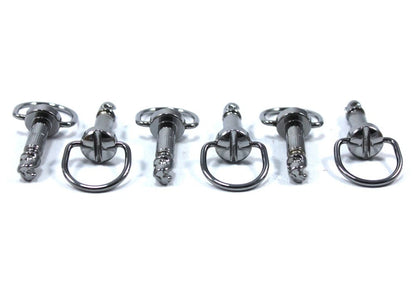 6x dzus Attache Anneau D Poignée Moto Tête de Fourche Fixation Clou for Bike