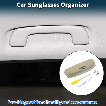 Sunglasses Case for BMW 1 Series F20 Eyeglasses Holder Storage Beige