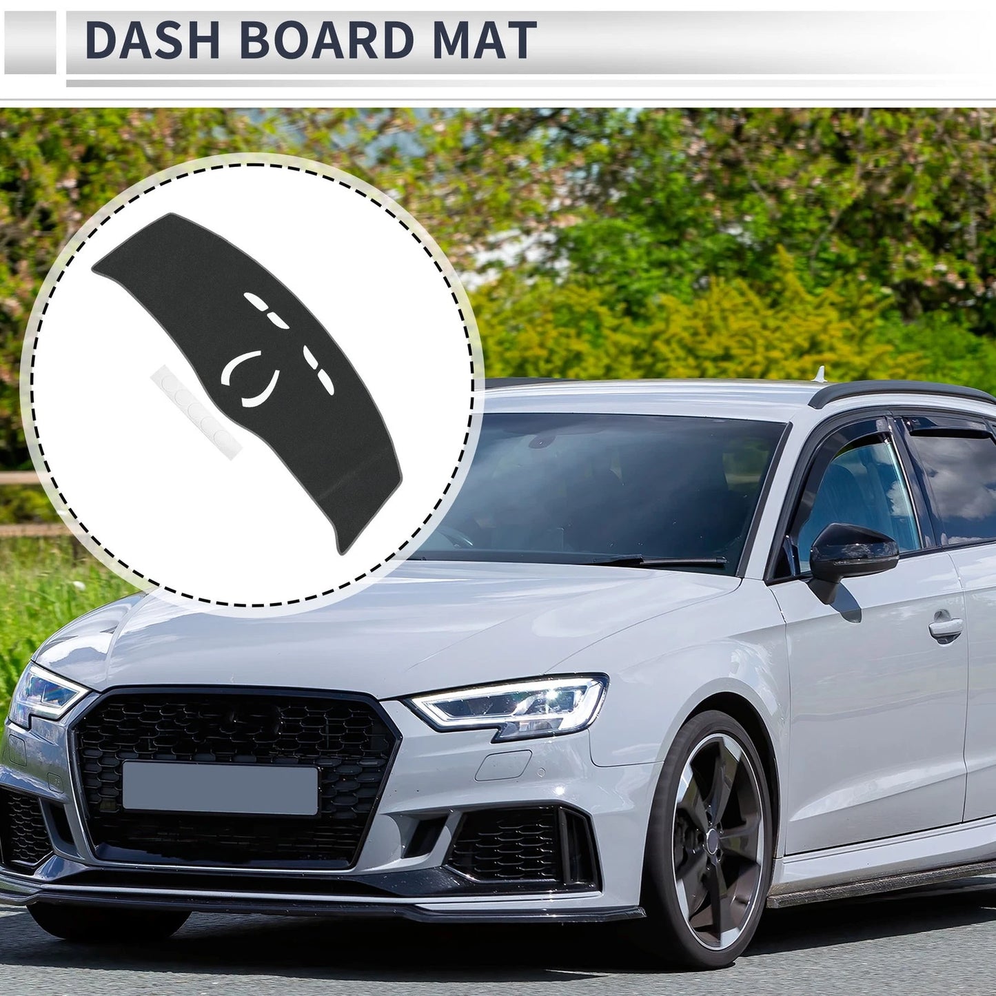 Dashboard Dash Cover Mat for BMW Mini Cooper Gray (2014-2024)