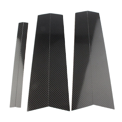 Carbon Fiber B Pillar Trim Covers for BMW X1 (2011-2015)