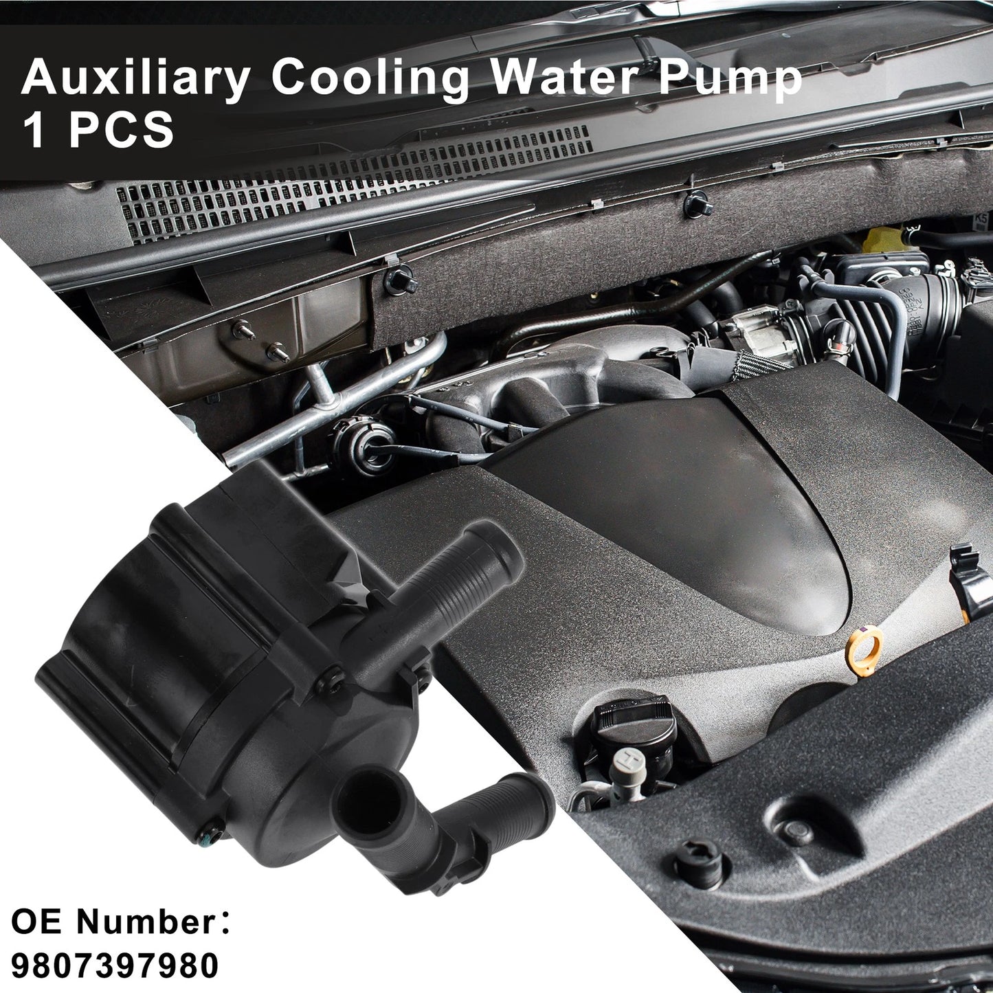 Cooling Water Pump for Peugeot 2008 1.2 PureTech (2013-2020) 1 Pc
