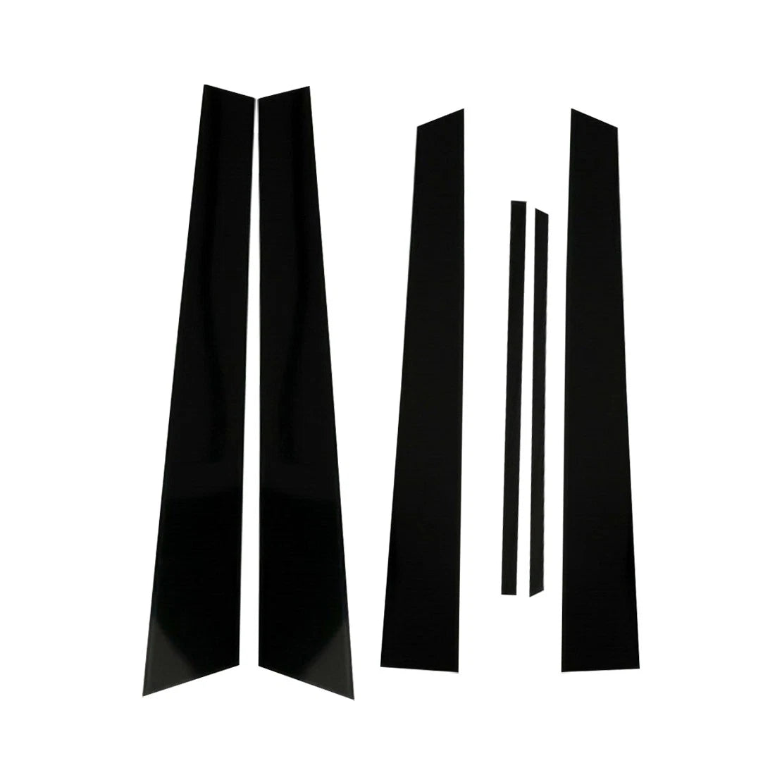 6Pcs Car Door Window Pillar Post Covers for Honda Accord (2008-2012)