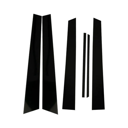 6Pcs Car Door Window Pillar Post Covers for Honda Accord (2008-2012)
