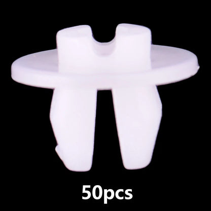 50x White Headlight Grommet Nut Clip Retainers for Toyota
