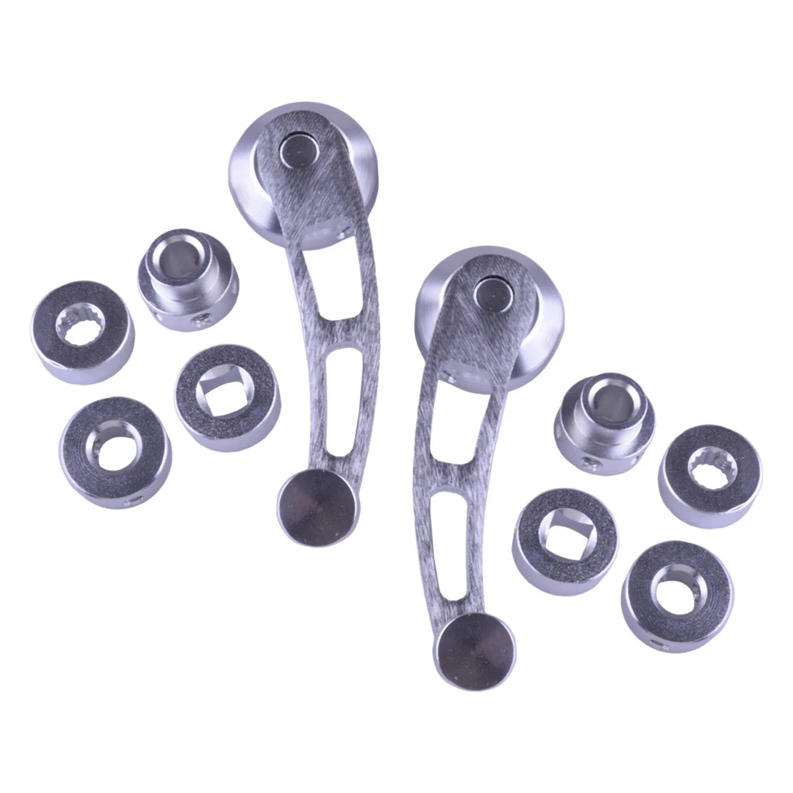 Billet Aluminum Manual Window Crank Handle Kit for Car (Fits Most Models)