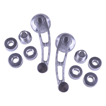 Billet Aluminum Manual Window Crank Handle Kit for Car (Fits Most Models)