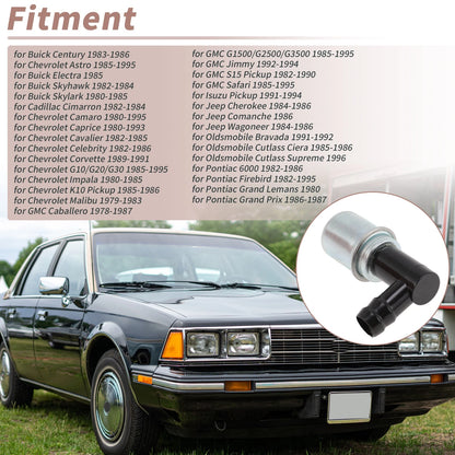 PCV Valve for Buick Century Plastic Metal Black Silver Tone (1983–1986)