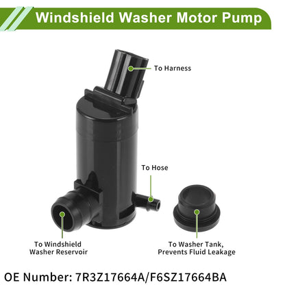 Windshield Washer Pump w/Grommet for Ford Crown (2005-2010)