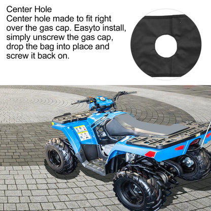 Black Tank Saddle Storage Bag for Polaris Sportsman 450 570 850 (2014-2023)