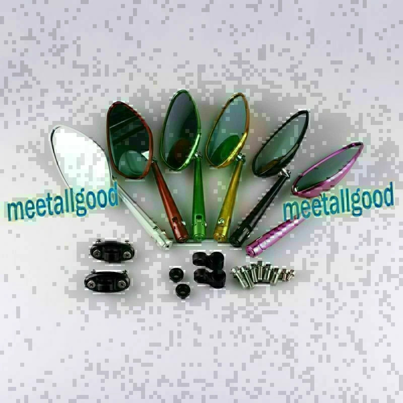 Pair Leaf Style Rearview Side Mirrors for KAWASAKI NINJA 1000 ZX-10R (2004-2007)