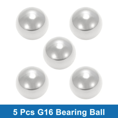20mm Bearing Ball Steel G16 Precision Silver Tone 5 x Pcs