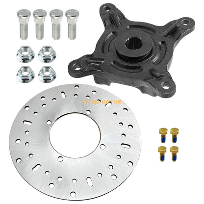 Front Wheel Hub & Studs & Brake Rotor for Polaris Ranger 400-800