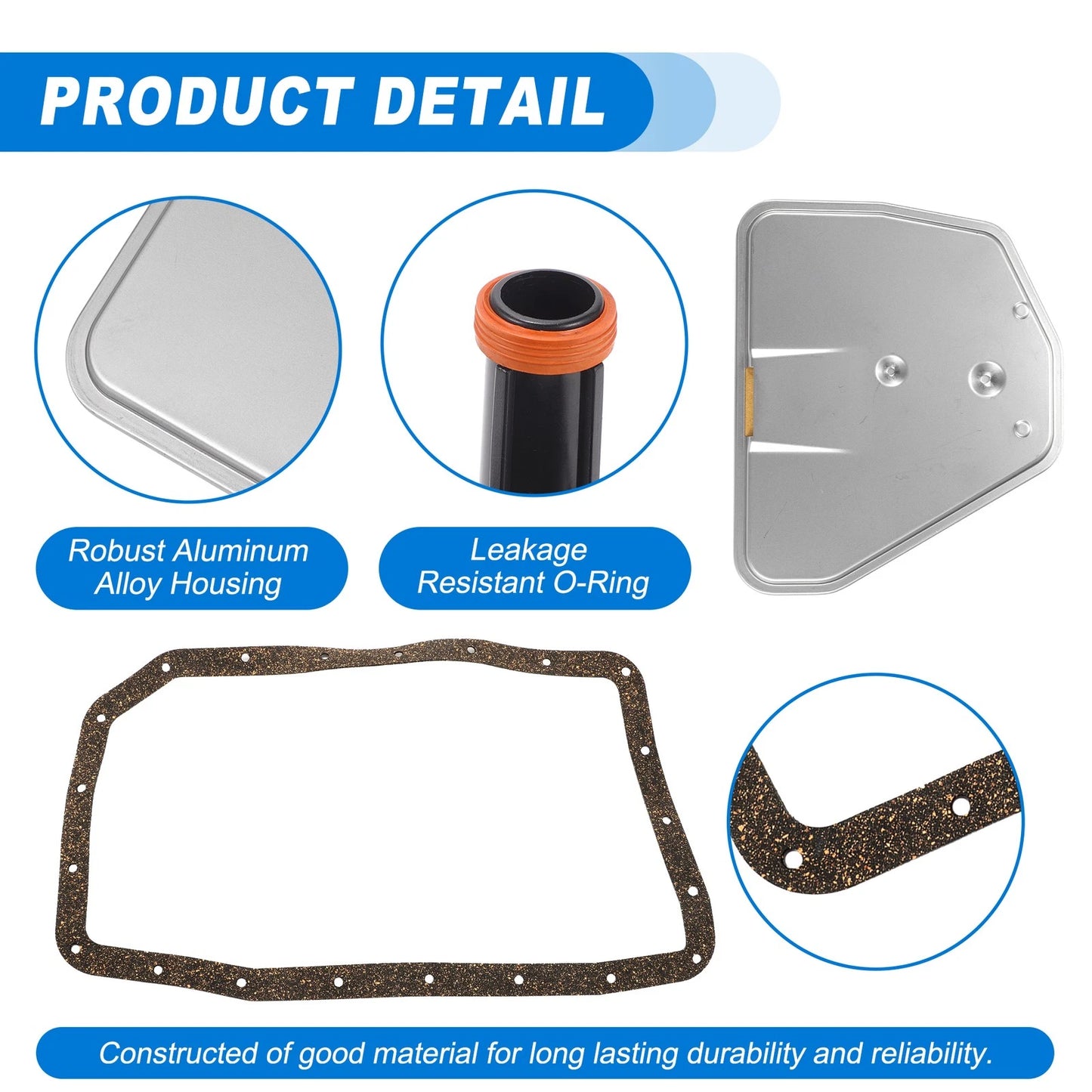 Transmission Filter Oil Pan Gasket Kit for Ford (2000-2006)
