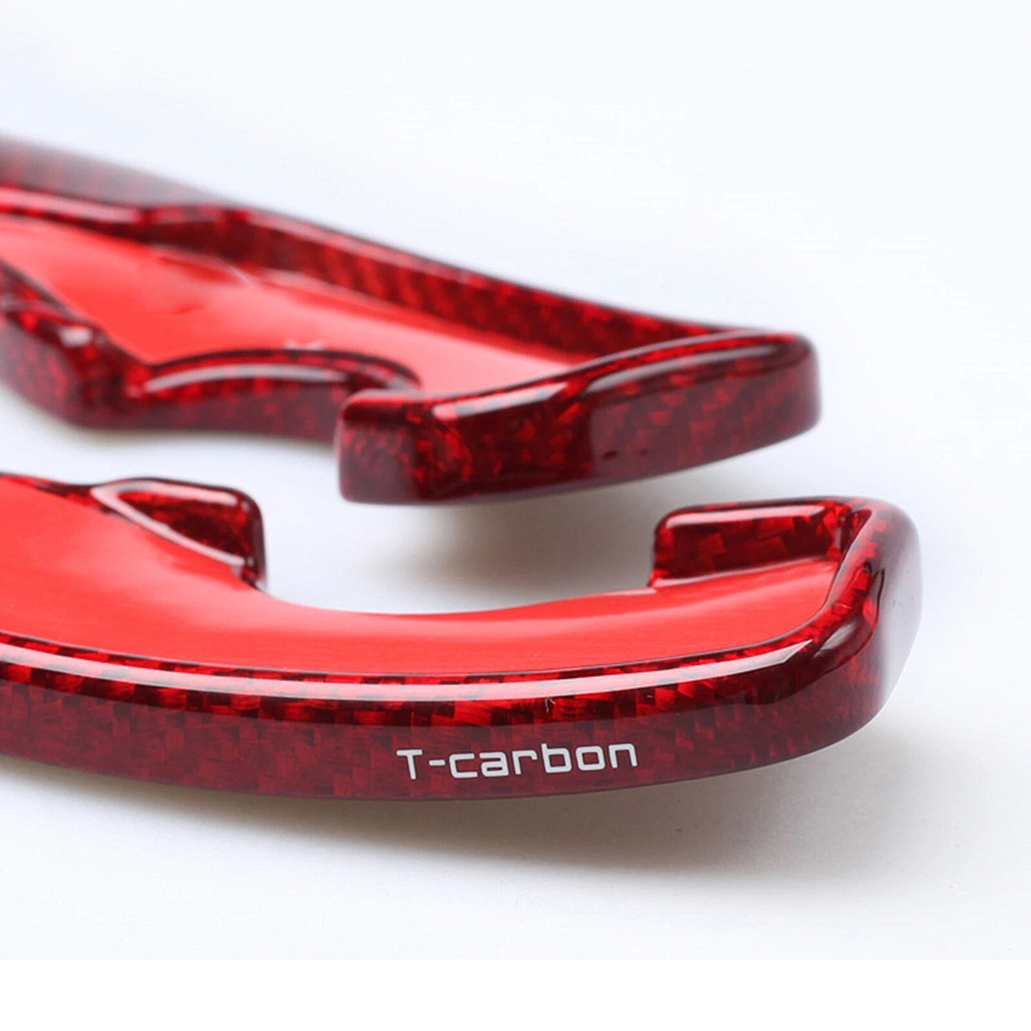 2 x Carbon Fiber Red Shift Paddle Extensions for Toyota GT86 (2012-2020)