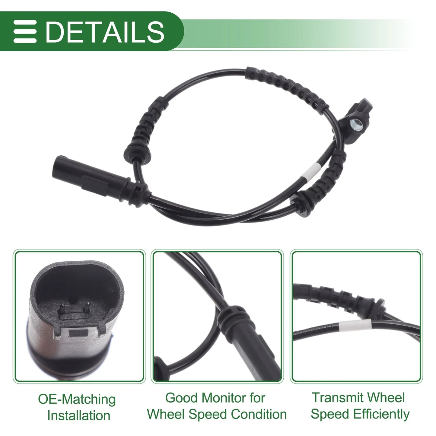 ABS Wheel Speed Sensor for BMW X1 (2014-2020) - 1 x Sensor