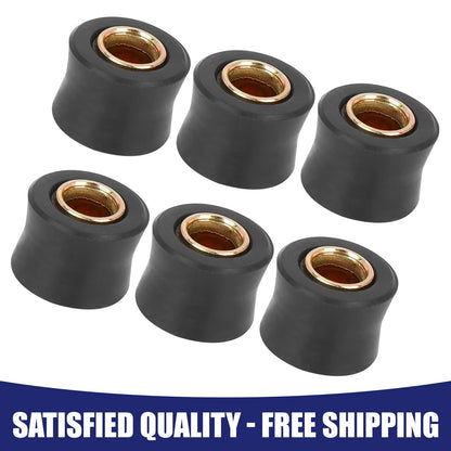 6 x 10mm Rear Shock Absorber Cushion Rubber Ring Bushing for Universal