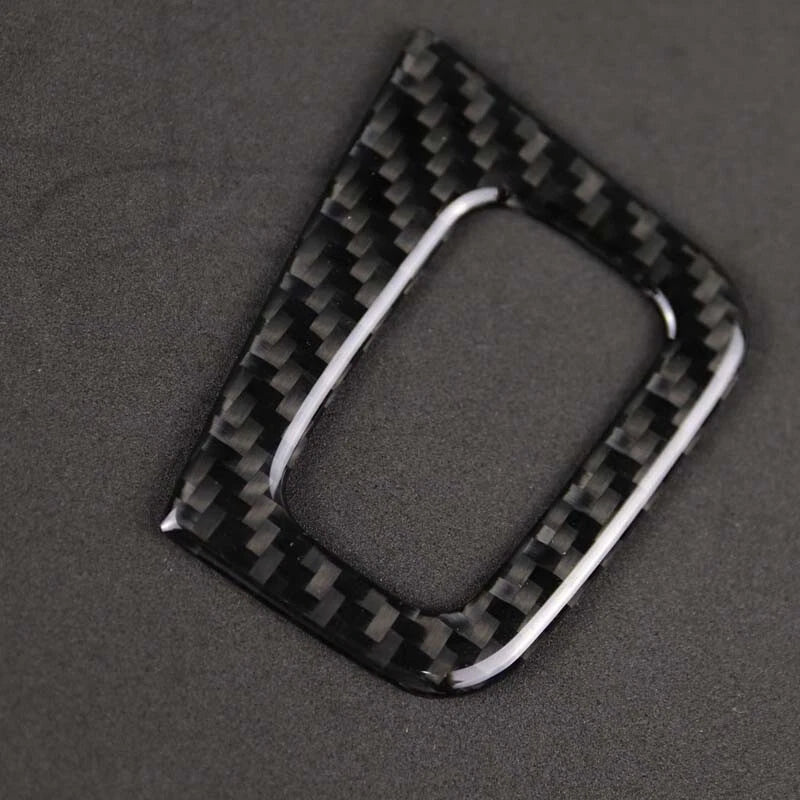 Carbon Fiber Window Switch Buttons Cover Trim Fit For Benz C GLC Class 2015-2018