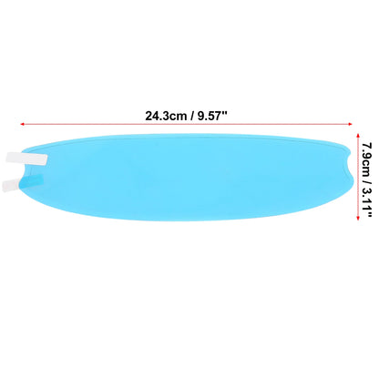 Rain Proof Film / 9.57 x 3.11 in / Lens Sticker for Motorcycle Helmet