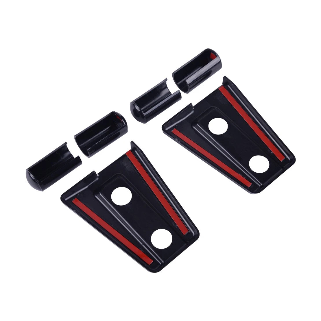 2 x Bonnet Hinge Cover Trim for Jeep Wrangler JK (2007-2018)