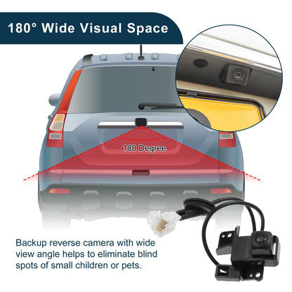 Rear View Camera 120-180 Degree for Honda Jade (2014-2016)